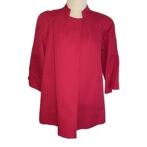 PINK Talbots Swing Jacket 12 Boxy Oversized